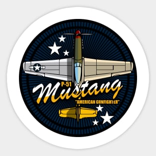 P-51 Mustang Sticker